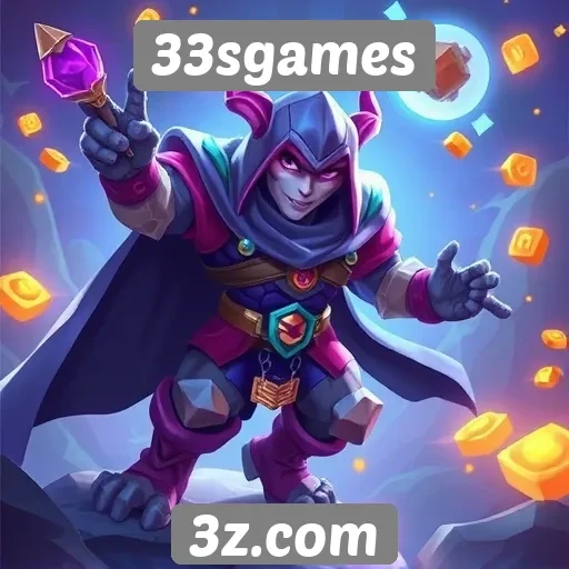 Principais categorias de jogos disponíveis no 33sgames