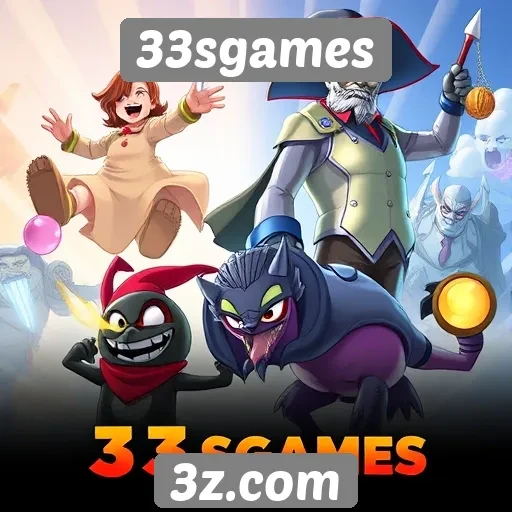 Plataforma 33sgames oferece ampla variedade de jogos online