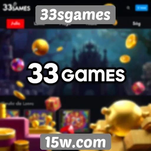 Interface do usuário do site 33sgames é intuitiva